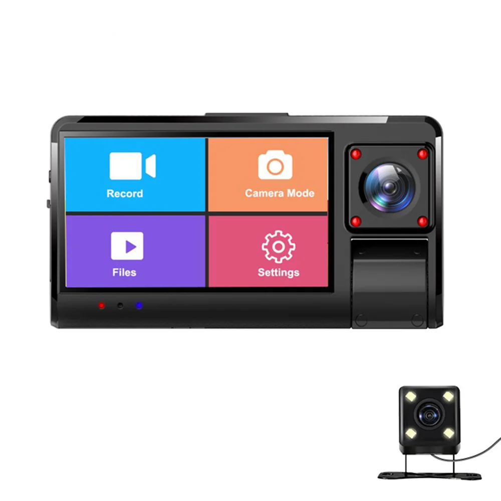 

Anytek Universal 1080P HD 3Inch Driving Recorder Night Vision Gravity Sensor Car Camera Front and Rear Loop Recording Dash Cam