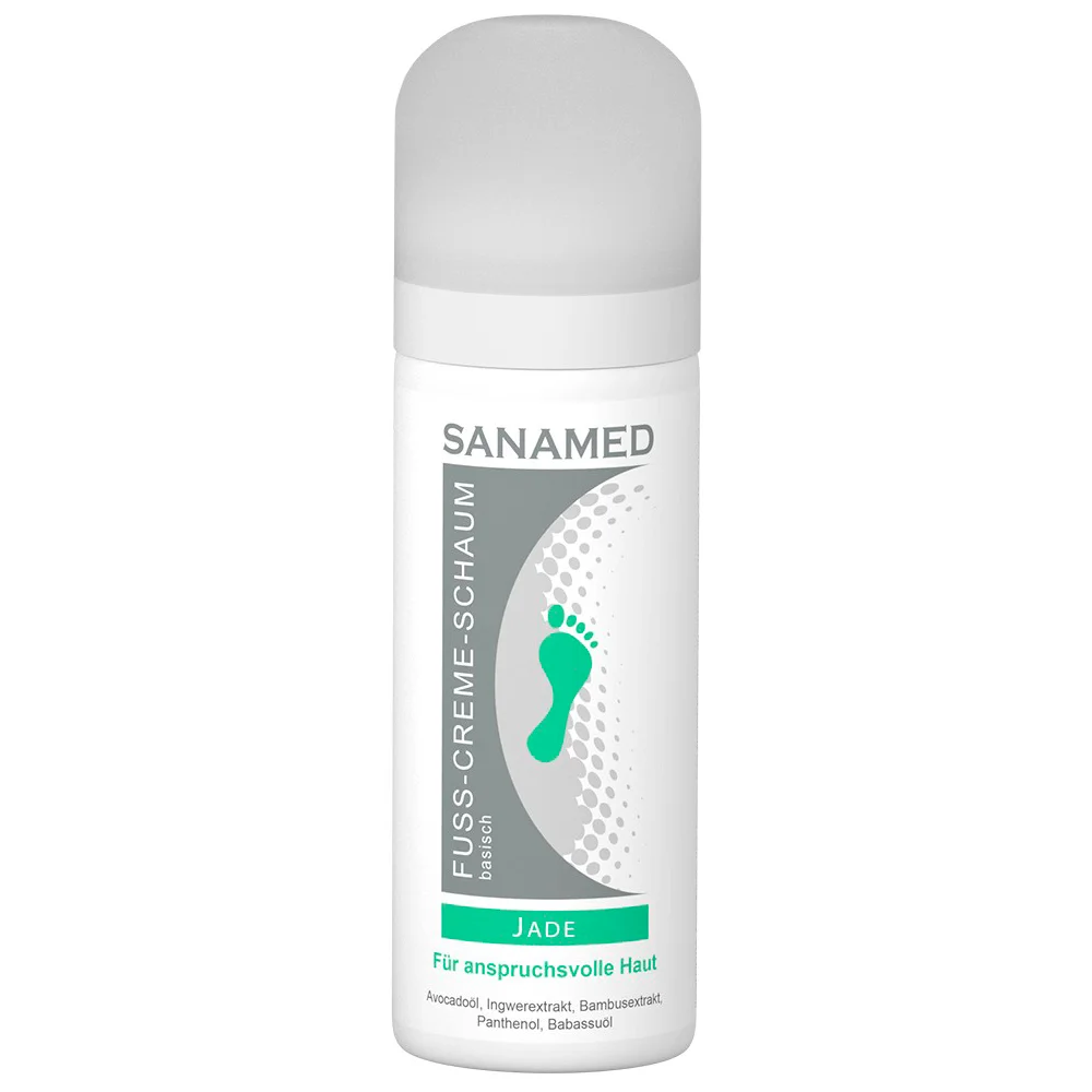 SanaMed Jade Нефрит крем-пенка для поврежденной кожи ног | Красота и здоровье