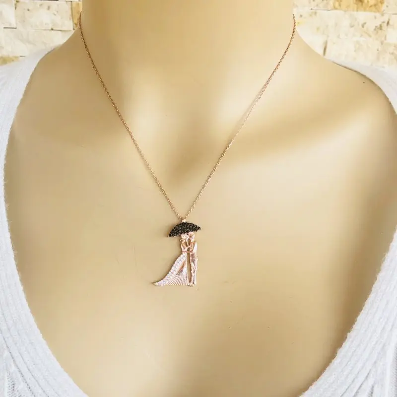 

Be A Bride 925 Sterling Silver Necklace Women Girls Gift Jewelry Accessories Fashion Handmade Elegant Chain