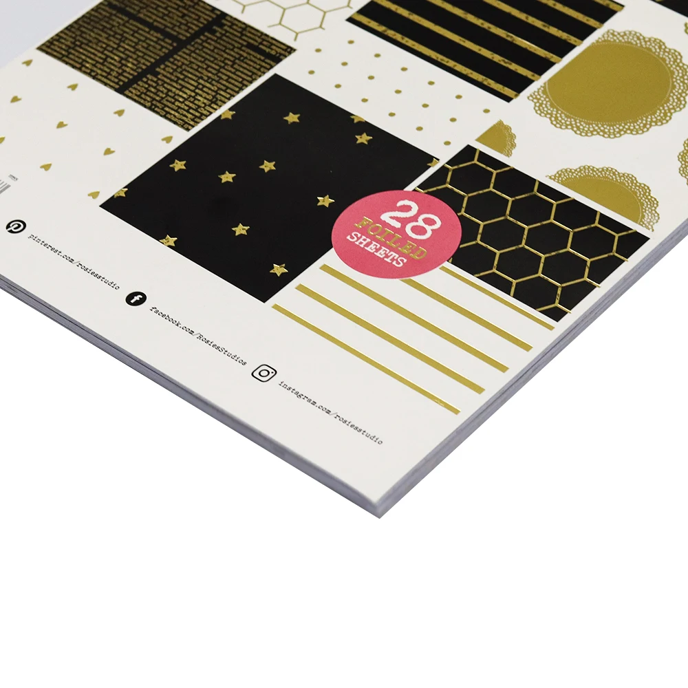 CRZCrafter A4 бумага для скрапбукинга из фольги рукоделия коврик 28 листов кардмейкинг