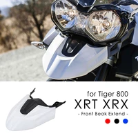 for tiger 800 accessories for tiger800 xrx xrt xc parts 2015 2019 motorcycle front beak for tiger 800 extend nose cover kit