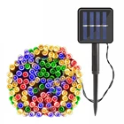 Водонепроницаемая уличная гирлянда на солнечной батарее, 200100 светодисветодиодный