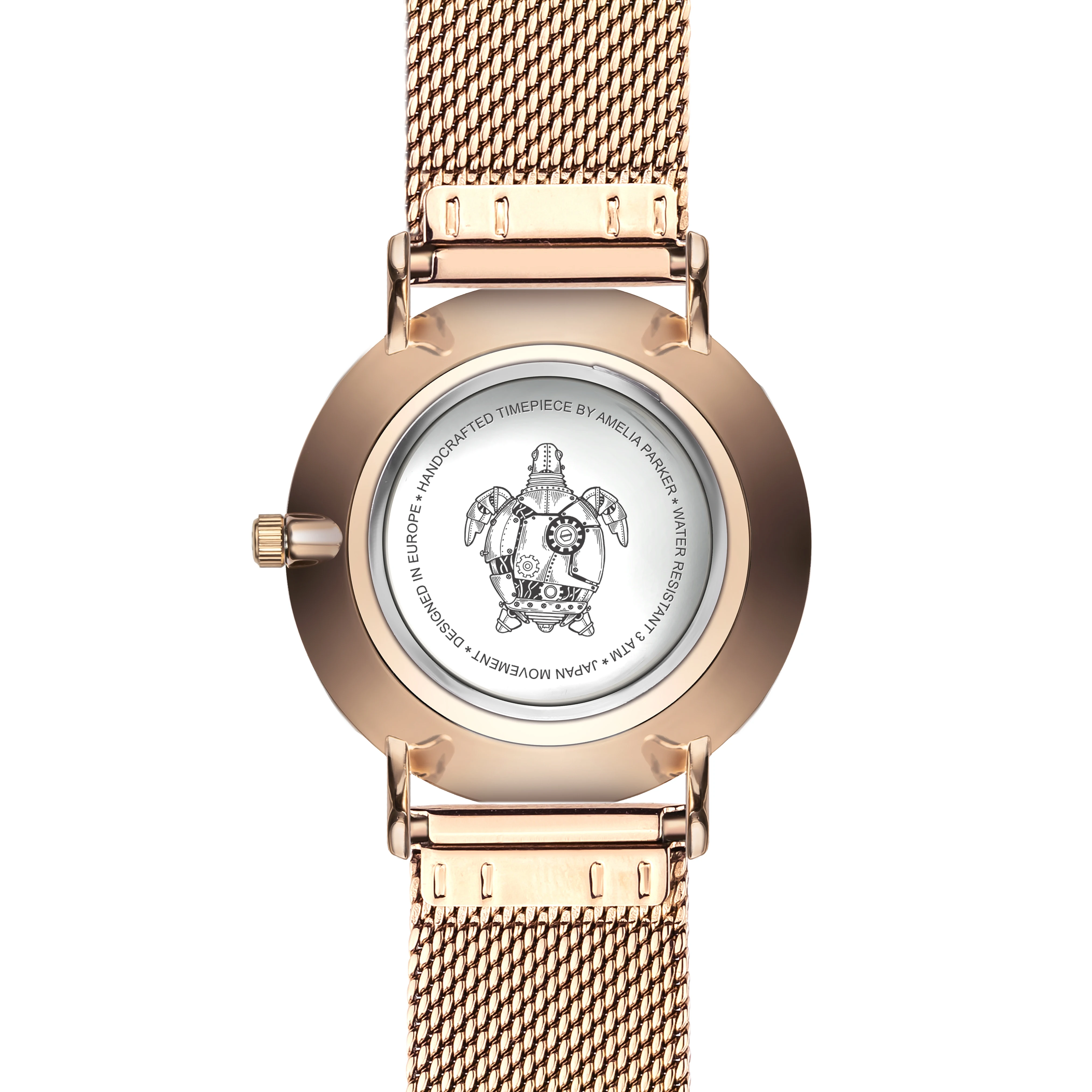 Amelia Parker часы наручные женские кварцевые Японский механизм цвет золото из