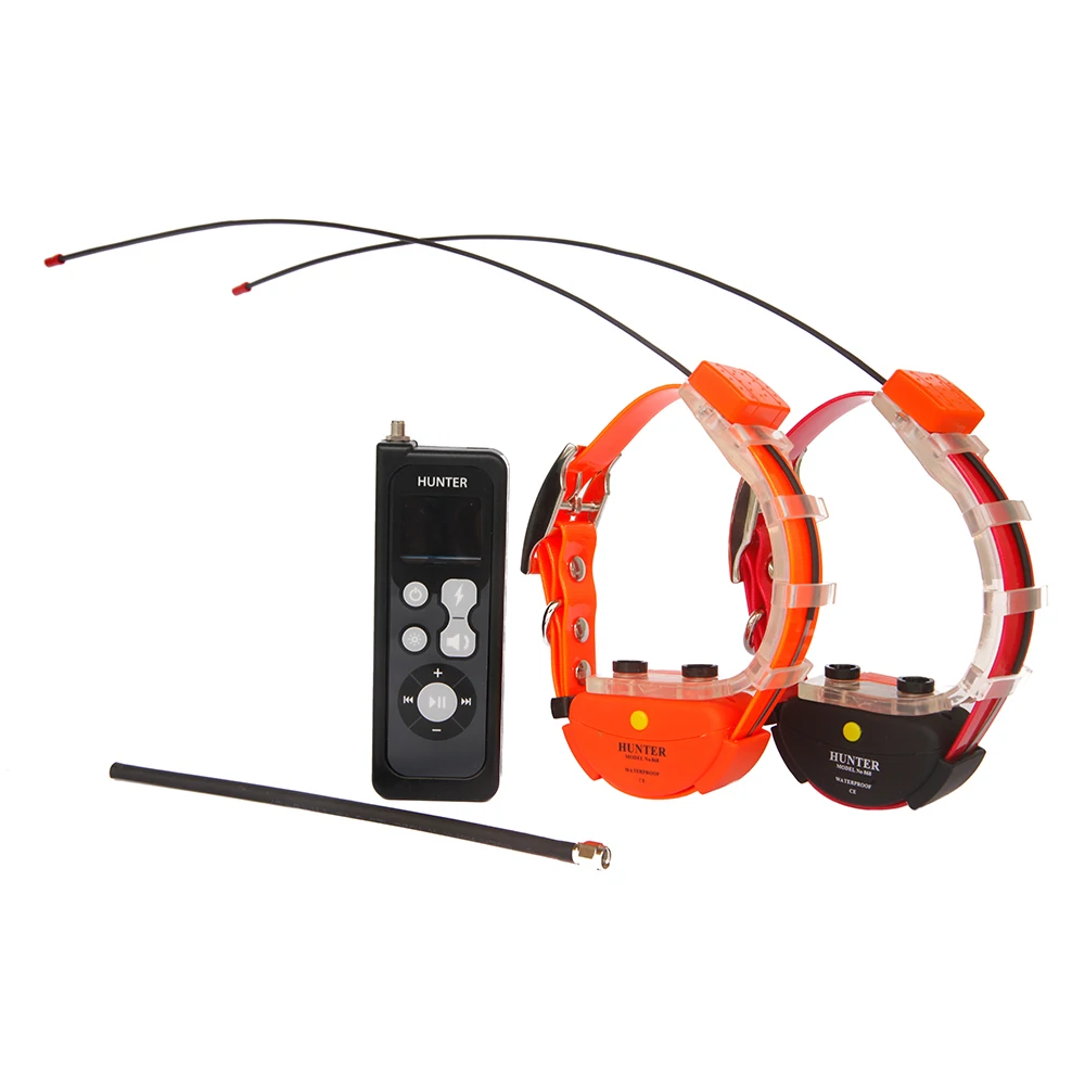 Collar rastreador GPS impermeable, alcance de hasta 25Km, sin tarjeta SIM, para 2 perros, GPS25002-5