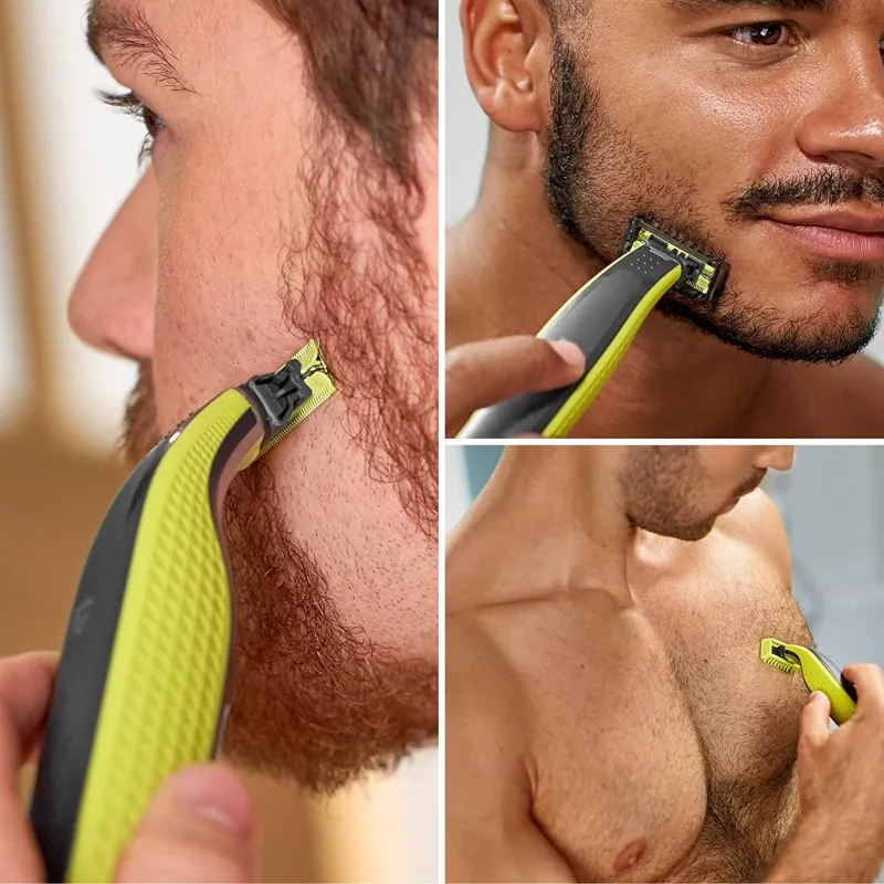 Бритва Philips OneBlade Pro QP2620 для Мужской бритвы триммер сухой и влажной бороды с 2