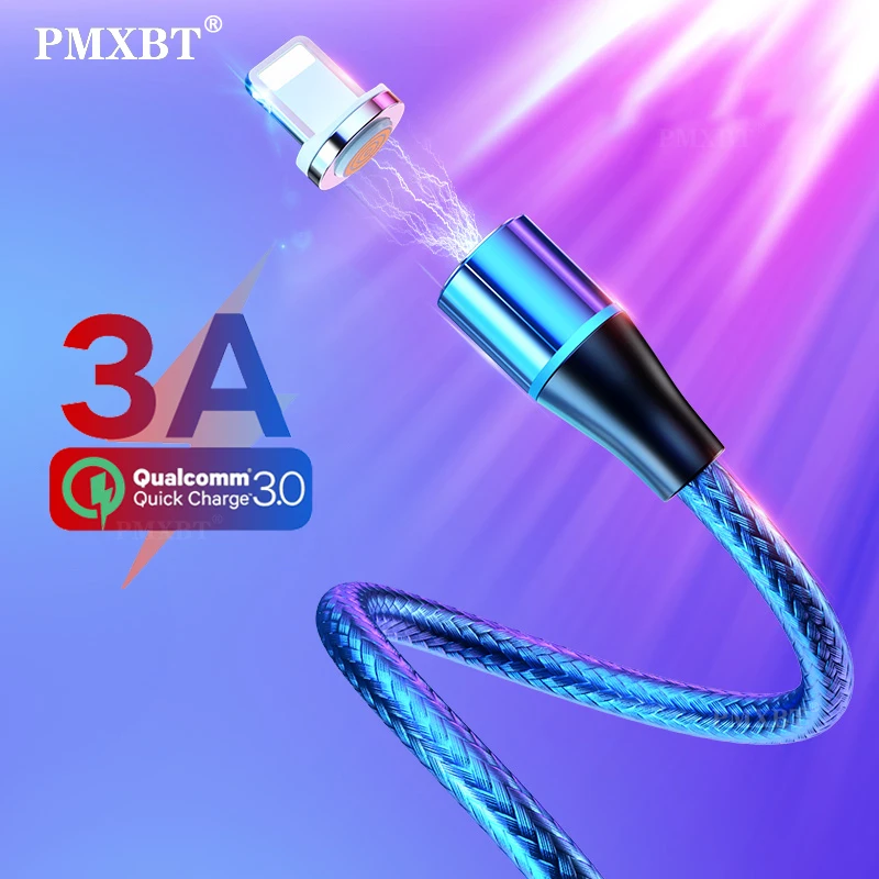 

Magnetic Micro USB Type C Cable For iPhone 13 Pro Max Xiaomi Mi 11 Mi 10 Redmi Mobile Phone Charger USB C Cable 3A Fast Charging