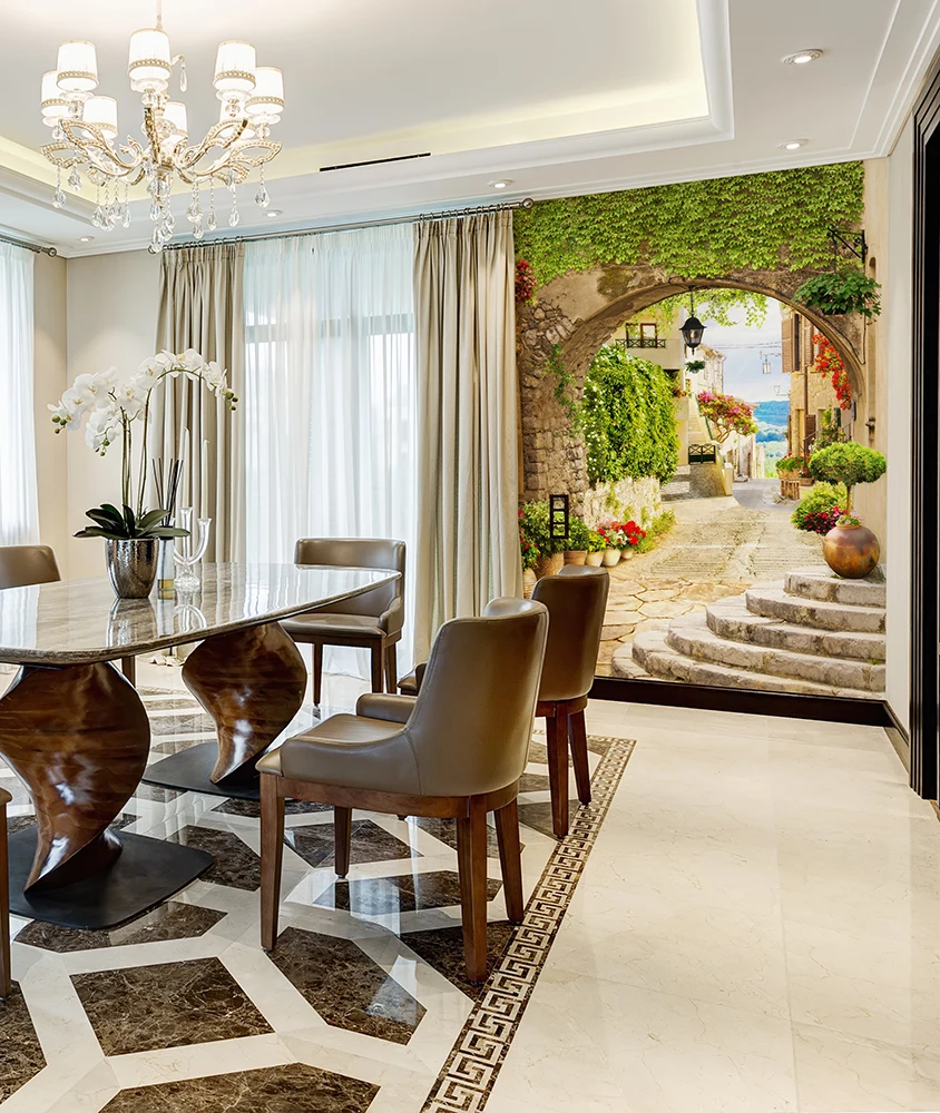 Фотообои Divino Decor категория Арки и проходы арт. L 047 Южная улица|Обои| |