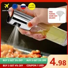 Кухонная бутылка для масла с распылителем для выпечки из нержавеющей стали