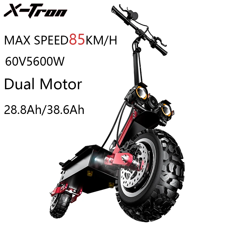 

X-Tron T85 Electric Scooter For Adults 60V5600W Off Road Electric Scooters Dual Motor E Scooter