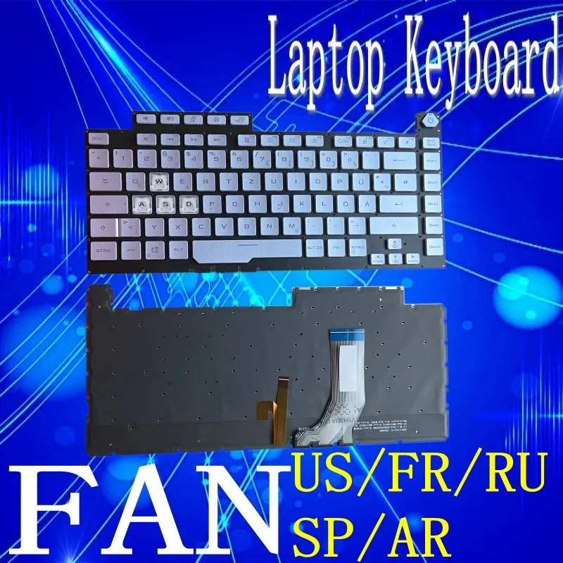 

laptop keyboard for asus rog strix 3 plus s5d g531 g531gt gl531