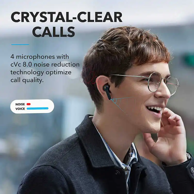 Беспроводная Bluetooth гарнитура Anker SoundCore Life Note TWS IPX5 AptX cVc|Наушники и гарнитуры| |