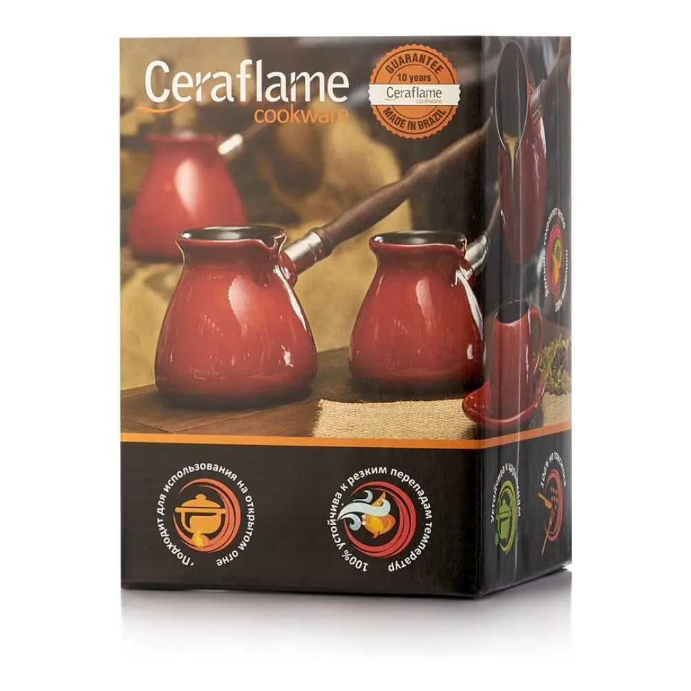 Турка керамическая Ceraflame Ibrik New 0 5л цвет черный D9371|Кофейники| |