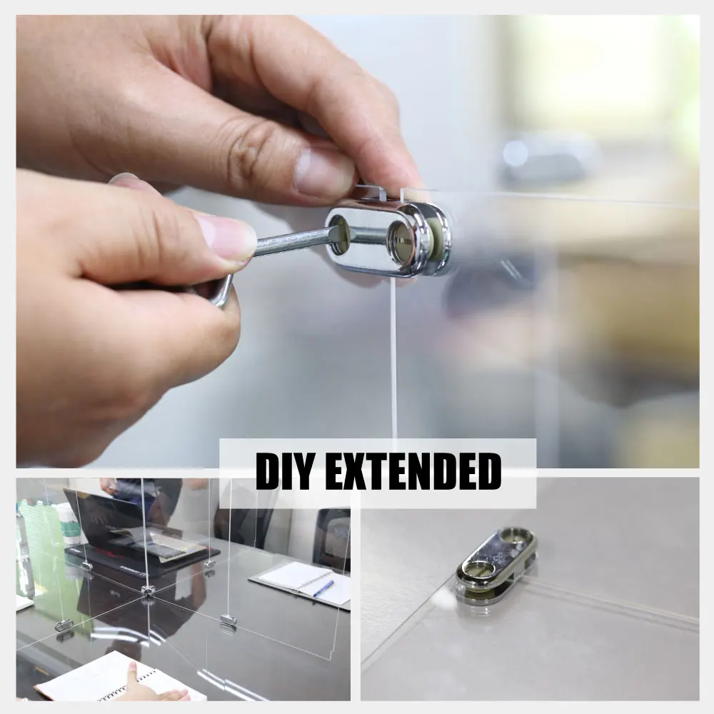 Новый прозрачный акриловый щит защита для Чипса одного/двух человек