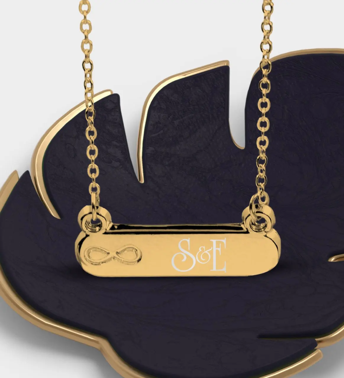 

Personalized Custom Sweetheart Letter Infinity Gold Horizontal Bar Necklace Special Occasions Precious Gift Reliable Quality Elegant Chain Head Case