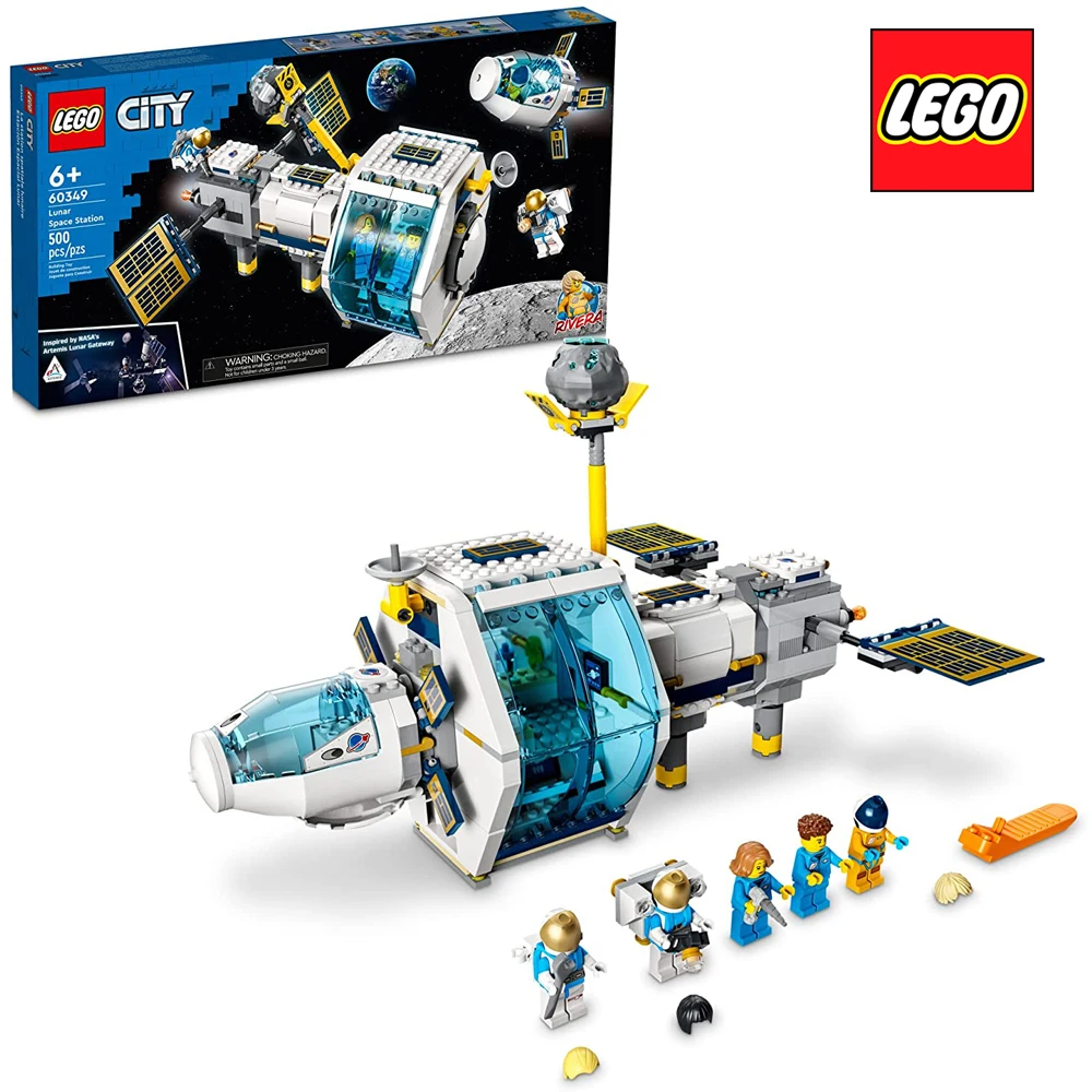 

Конструктор LEGO «Лунная космическая станция» для детей, игрушка для детей, подарок на день рождения для мальчиков, оригинал (60349 шт.)