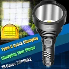 26650 лм XHP199.2 мощсветильник Пышка XHP50, перезаряжаемая вспышка, светильник яркий тактический фонарь светодиодный светодиодсветильник вспышка, фонарь