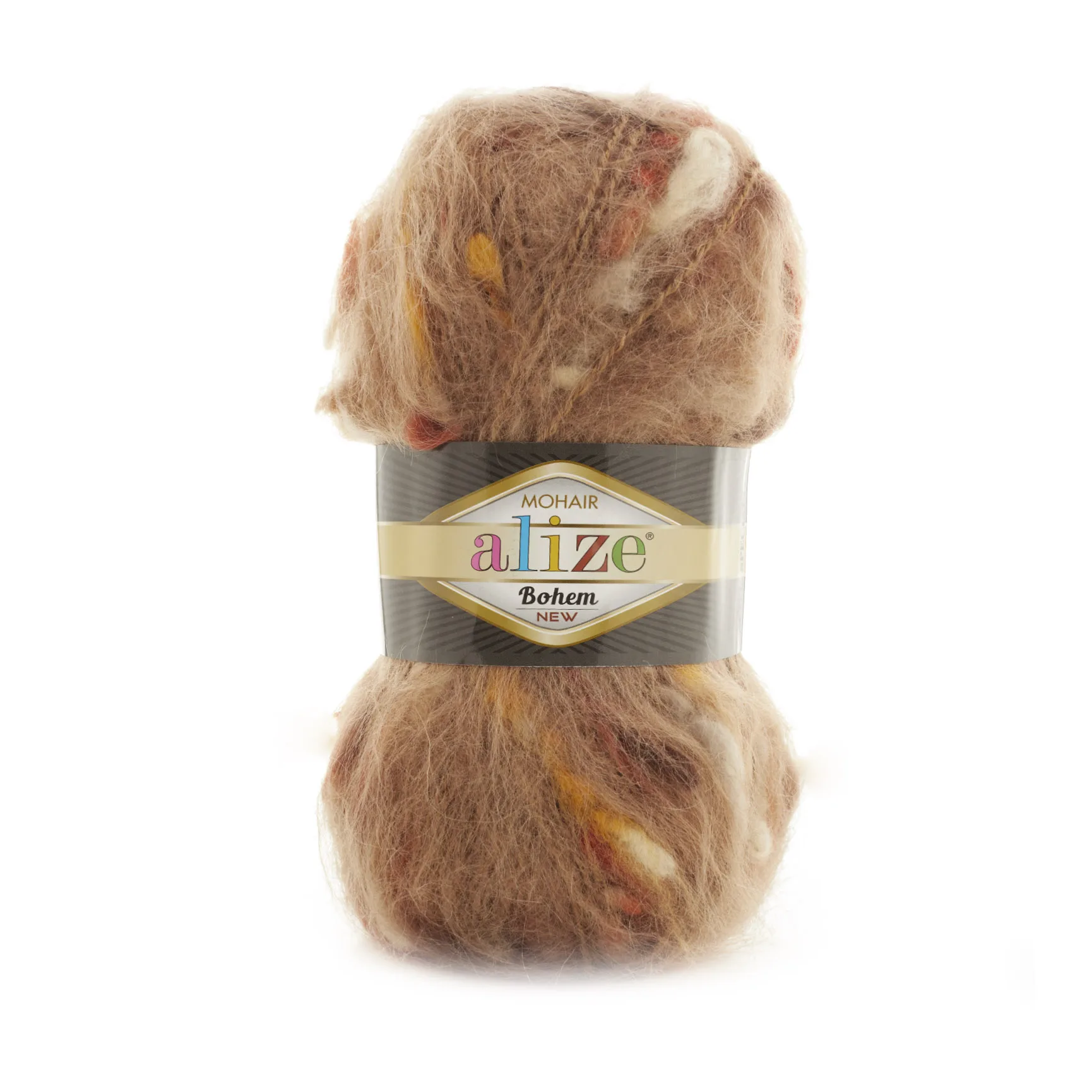 Alize Mohair Bohem Настоящая мохеровая пряжа 100 г-160 м Классическая искусственная вязаная