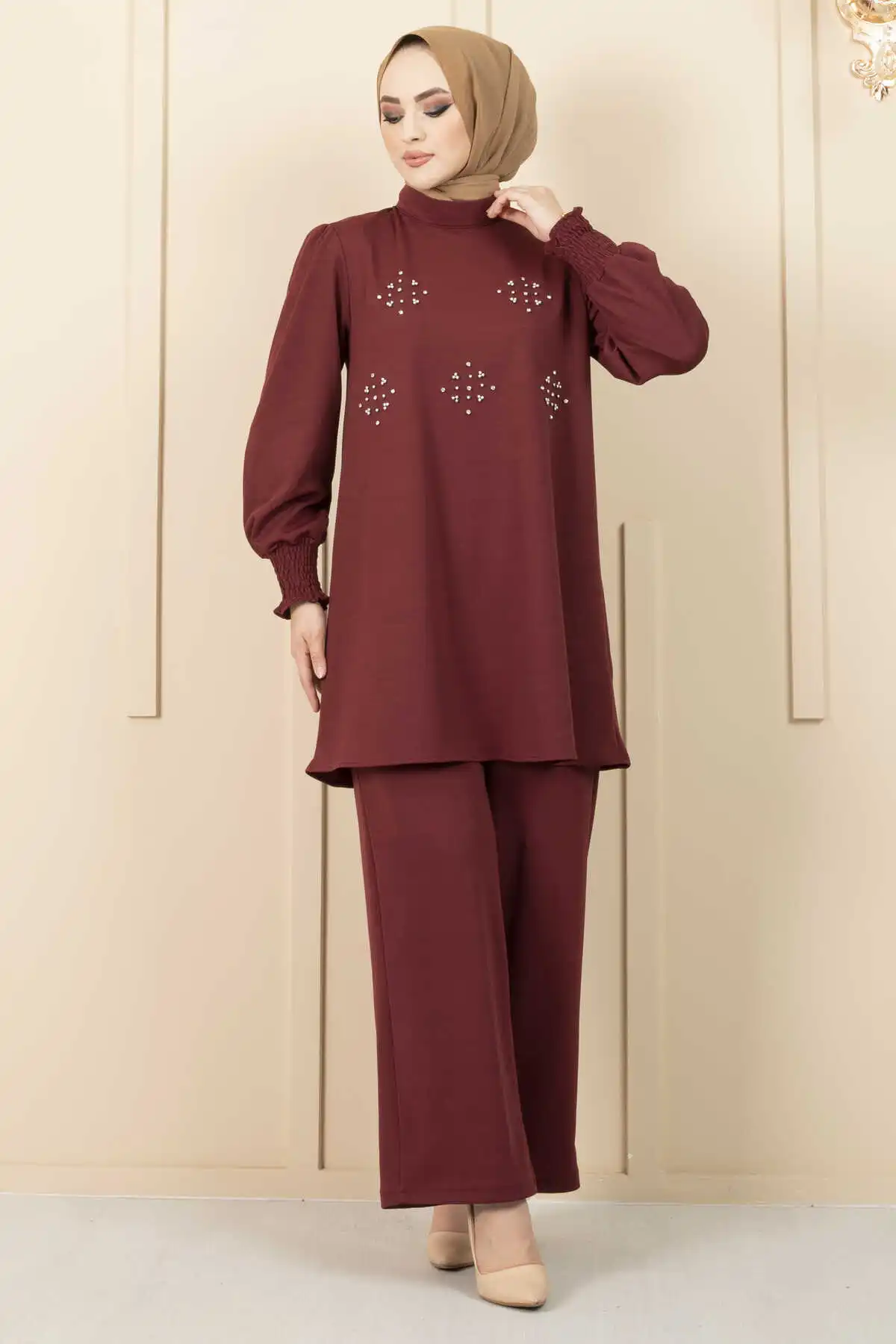 Каменная искусственная 2 шт. Abaya Рамадан арабское платье мусульманская офисная