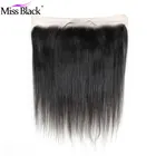 13x4 Натуральные Прямые кружевные фронтальные предварительно выщипанные Детские волосы человеческие волосы швейцарские кружевные небольшие узлы Реми светильник-коричневые для черных женщин