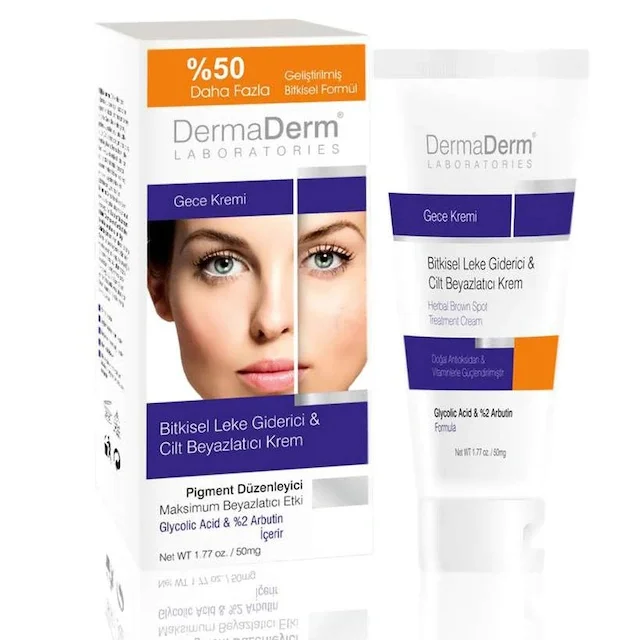 Dermaderm Natural Stain Remover Skin Face Beyazlatcı Night Cream 100g 225166238