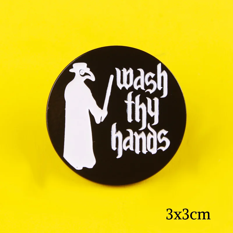 

Plague Doctor Zinc Alloy Pins Beak Face Brooches Badges for Jacket Bag Pins Jewelry Gift Badges for Friends