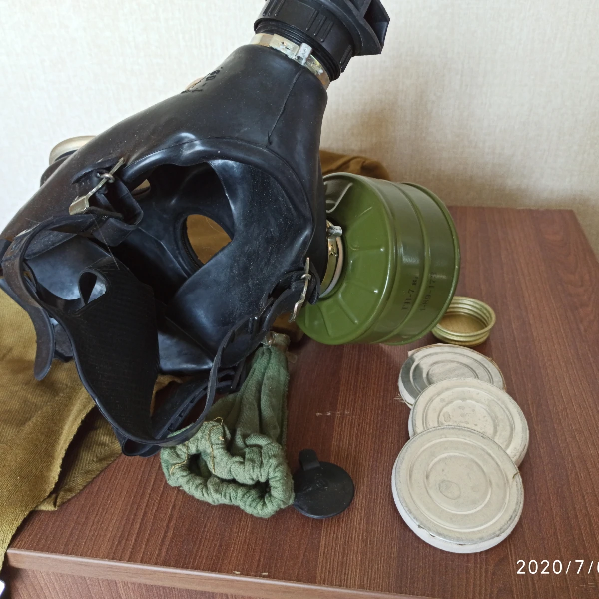 Противогаз GP-7 гражданского средства защиты органов дыхания зрение и безопасная