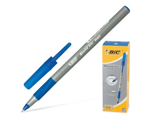 Ручка шариковая BIC &quotRound Stick Exact&quot толщина письма 0 28мм синяя 918543 |