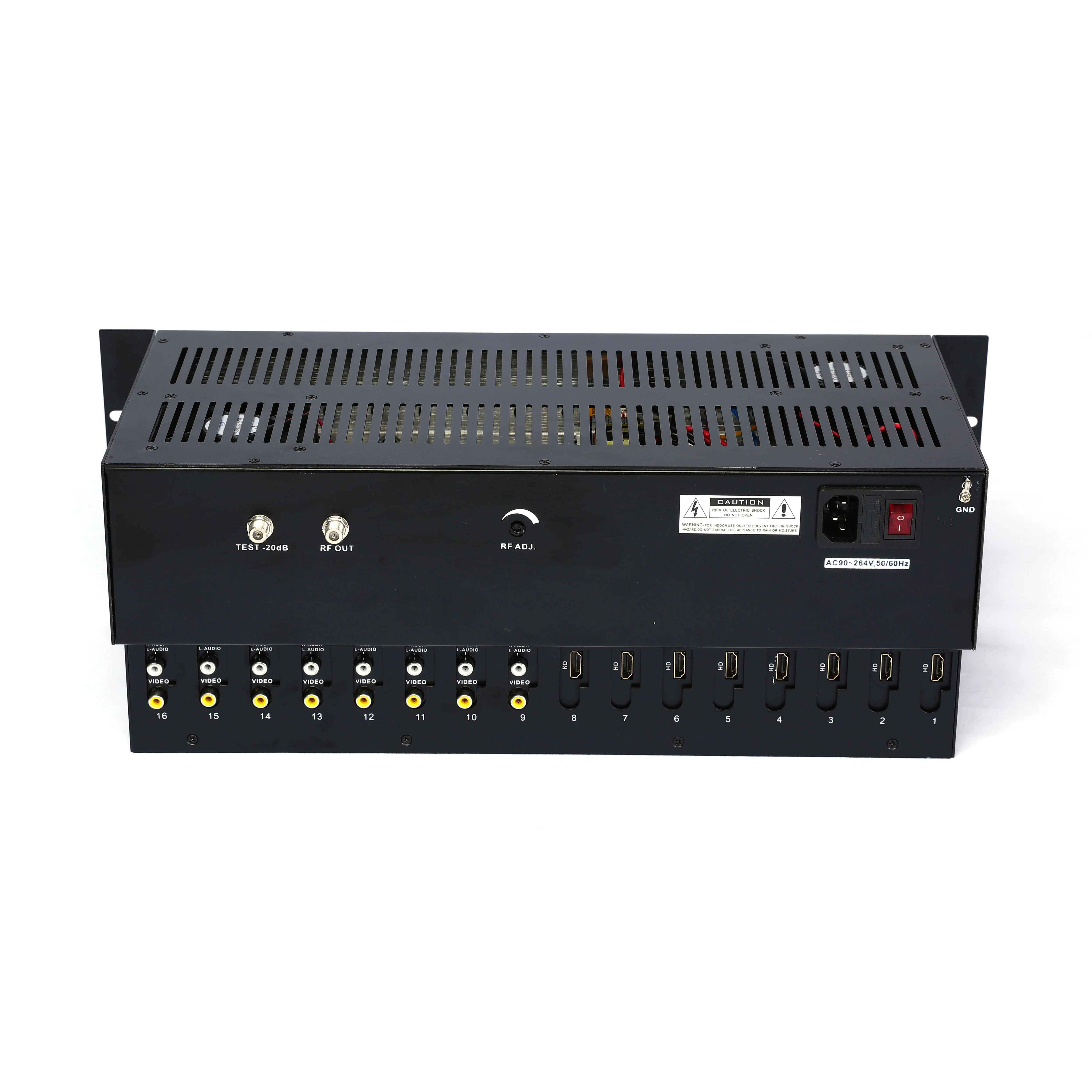 SKD2718 ATSC модулятор 16 каналов HDMI 1080P вход J.83B RF выход/LAN WIFI управление|Теле- и