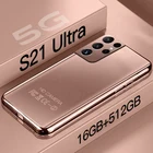 Смартфон S21 Ultra, 16 ГБ + 512 ГБ, Android, экран 6,7 дюйма HD, фотообои, сотовые телефоны 24 + 48 Мп, мобильные телефоны Galaxy 10 Core