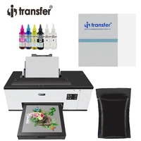white ink circulation stirring system dtf printer 1390 pet film textiles ink hot melt powder transfer printing dtf a3 printers