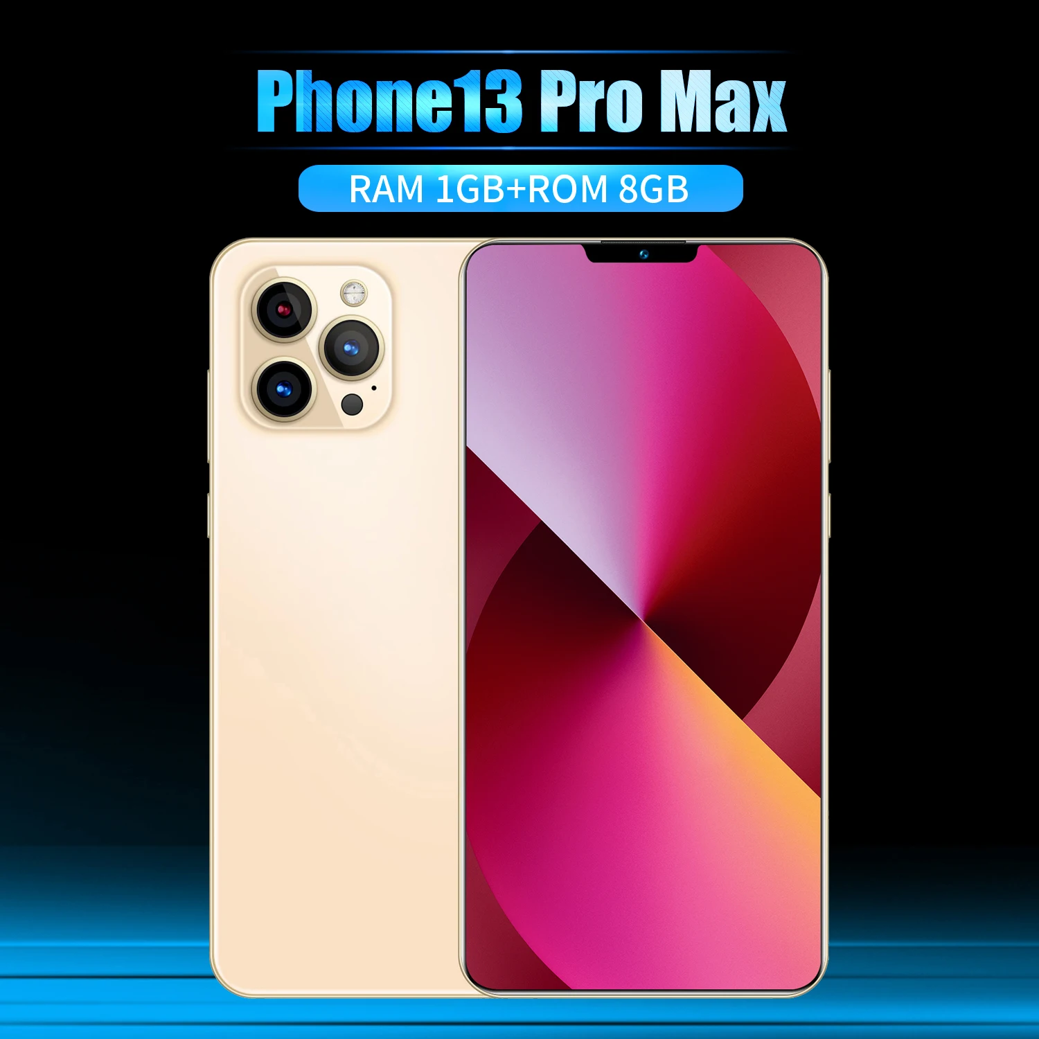 

Новый сотовый телефон i13 Pro Max, 6,7 дюйма, U-экран, 4G, телефон, 1 Гб + 8 Гб, сотовый телефон, Android 11, дешевые мобильные телефоны