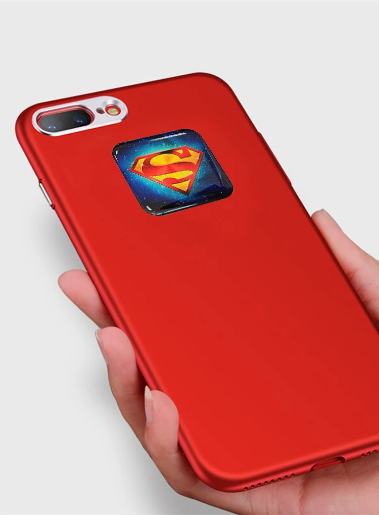 Наклейки на телефон 3D компьютер планшет ноутбук набор 6шт Marvel Superman Batman Ironman Tor