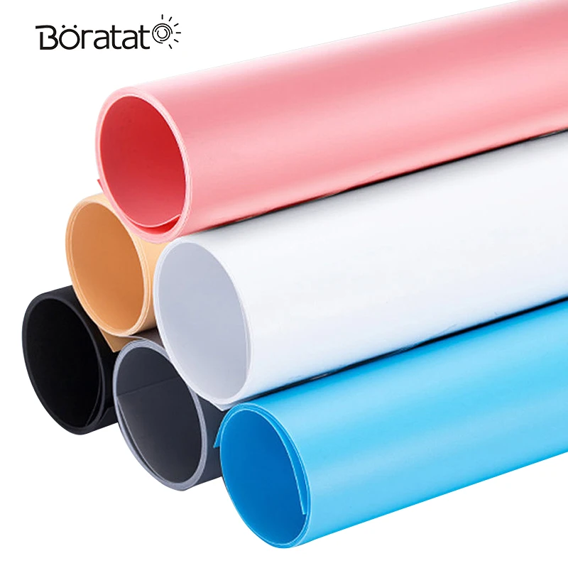 50cm*50cm Photos Background Board PVC Backdrop Photography Waterproof Frosted Soild Color Cloth