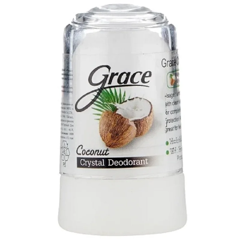 Дезодорант для тела. Кристаллический Кокосовый Grace. кристалл природный