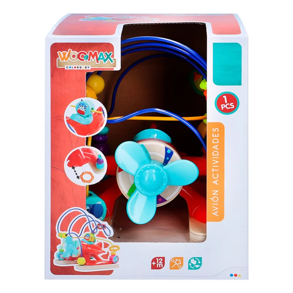 Деревянный самолет деятельности WOOMAX | Игрушки и хобби