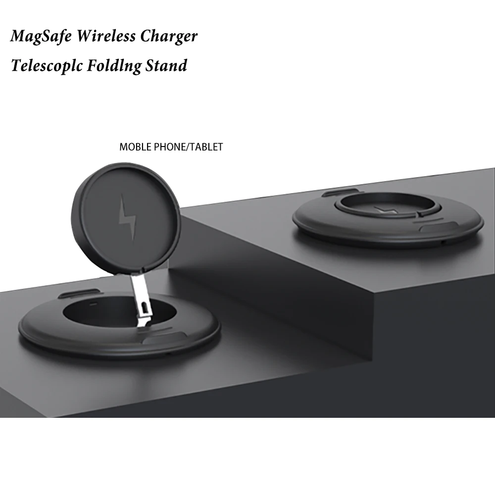 Magnetic Charger Stand Multifunctional Foldable Phone Holder For iPhone 12 13 Pro/Max/Mini Magsafe Wireless Charging Accessorie