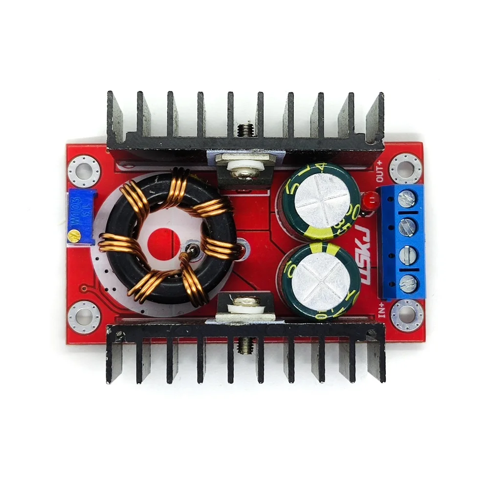 150W 6A Adjustable DC-DC Boost Converter Step Up Power Supply Module Inverters 10-32V To 12-35V 10A Laptop Voltage Charge Board diy free shipping |