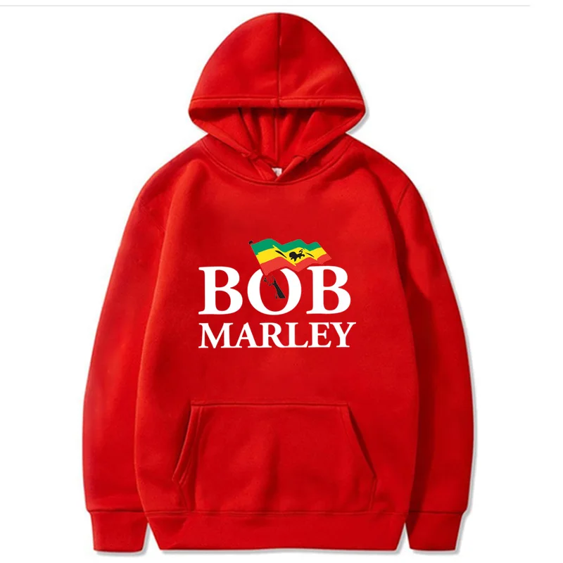 Bob Marley Printed Hoodie Mens Women Hooded  Clothing