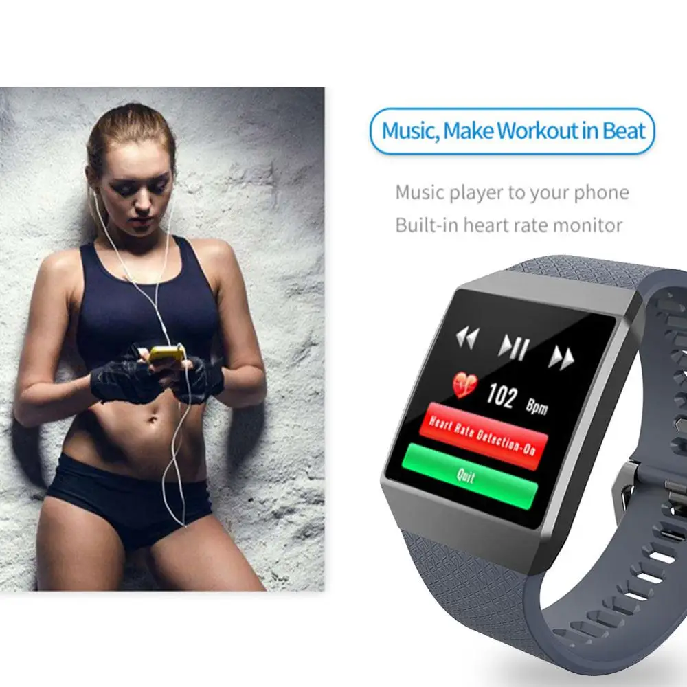 Смарт часы для мужчин Женский шагомер кровяное давление монитор сердечного