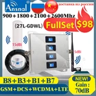 Усилитель сигнала мобильных телефонов, B20, 800, 900, 1800, 2100, 2600 МГц