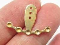 10pcs brass charms brass ball setting earring pendant 23x16 5x1mm brass dangle charm findings r1315