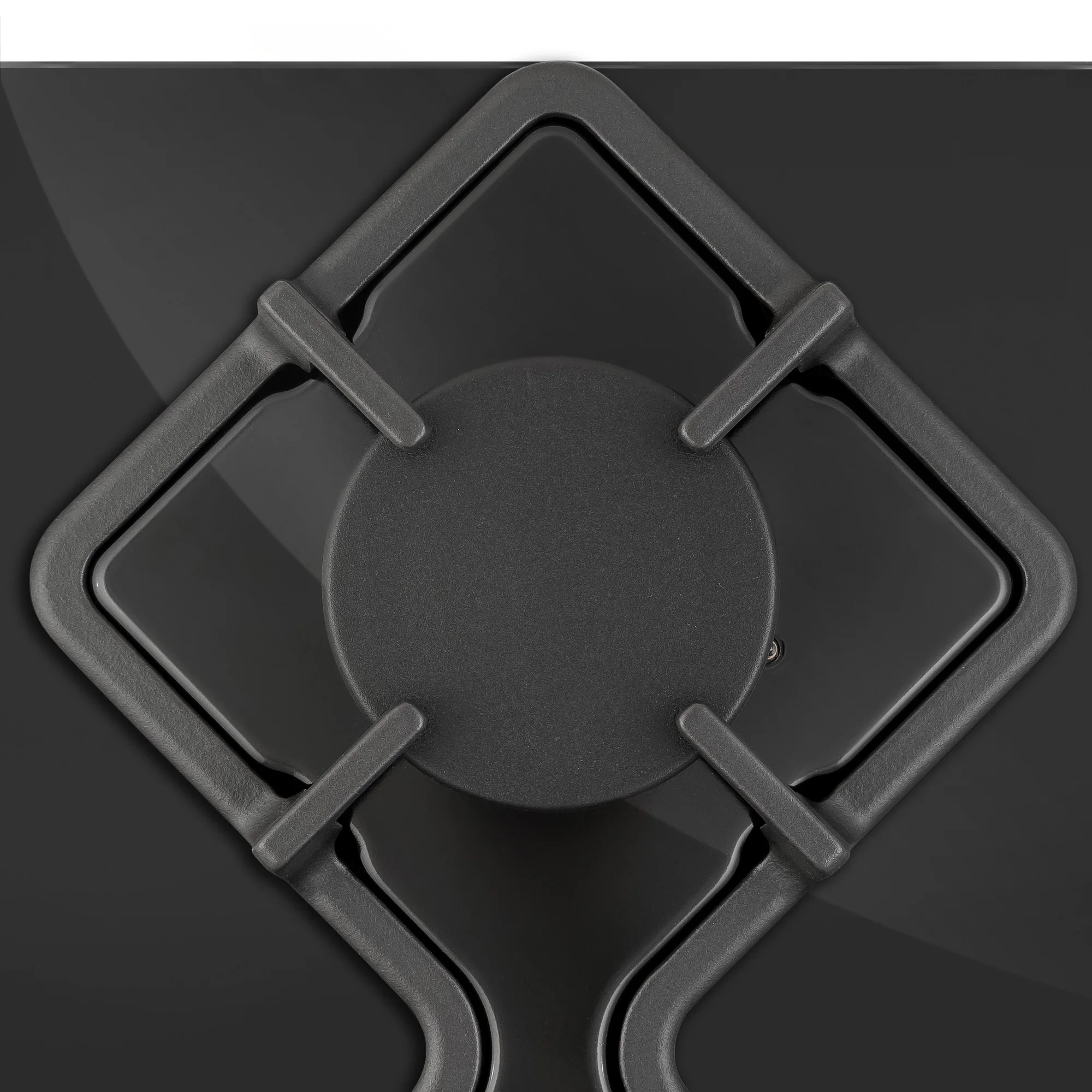 Встраиваемая газовая 2х конфорочная варочная поверхность RGN-KA2001 BL Черное стекло |