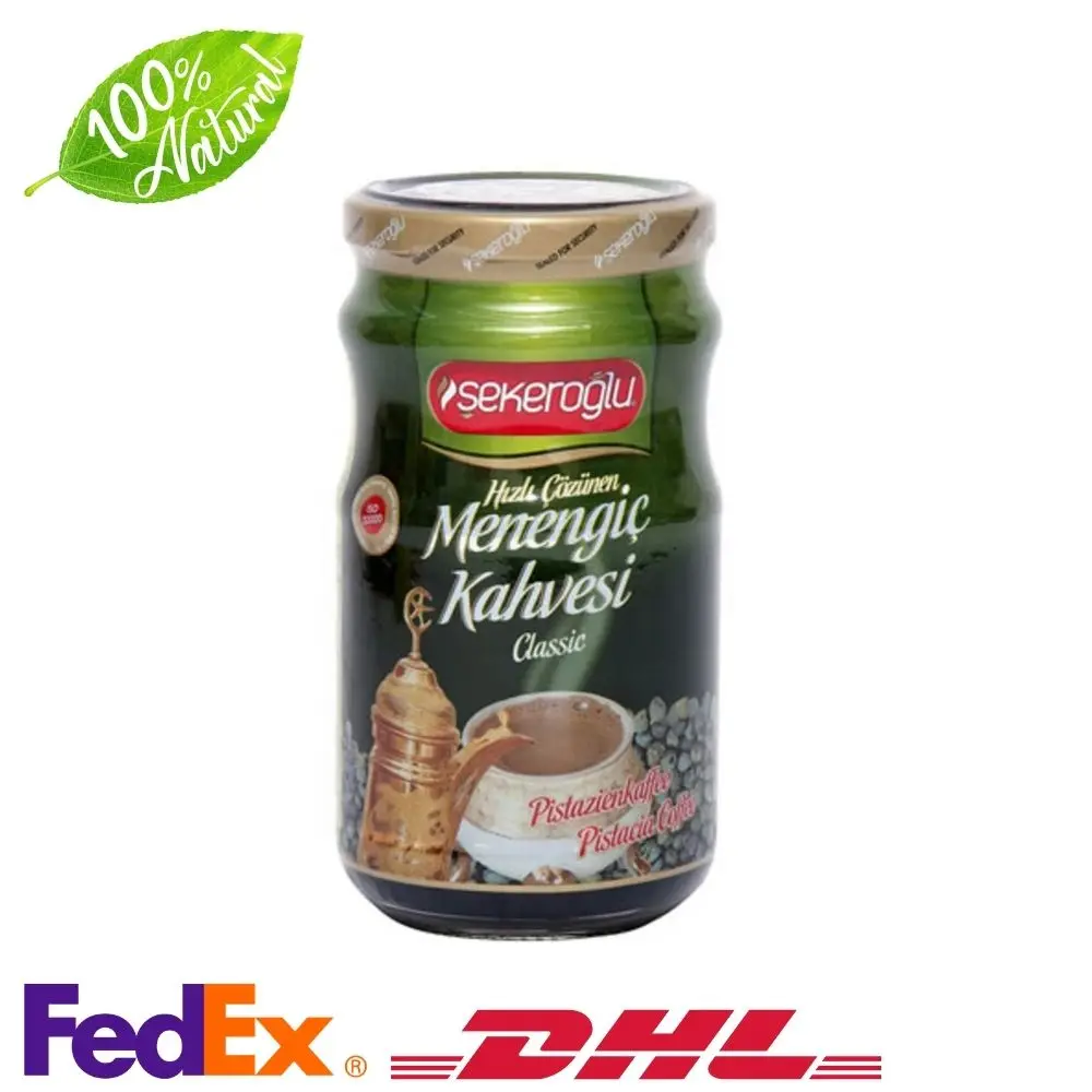 

Sekeroglu Menengic Pistachio Coffee Caffeine Free Liquid Coffee, 12.35 oz - 350g