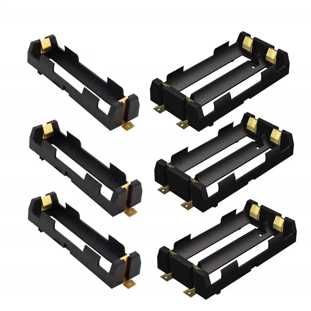 

1x 2x 3PCS 18650 Series Batteries Holder Box Storage Case Container power bank With Bronze Pins Rechargeable Drop Ship wholesale