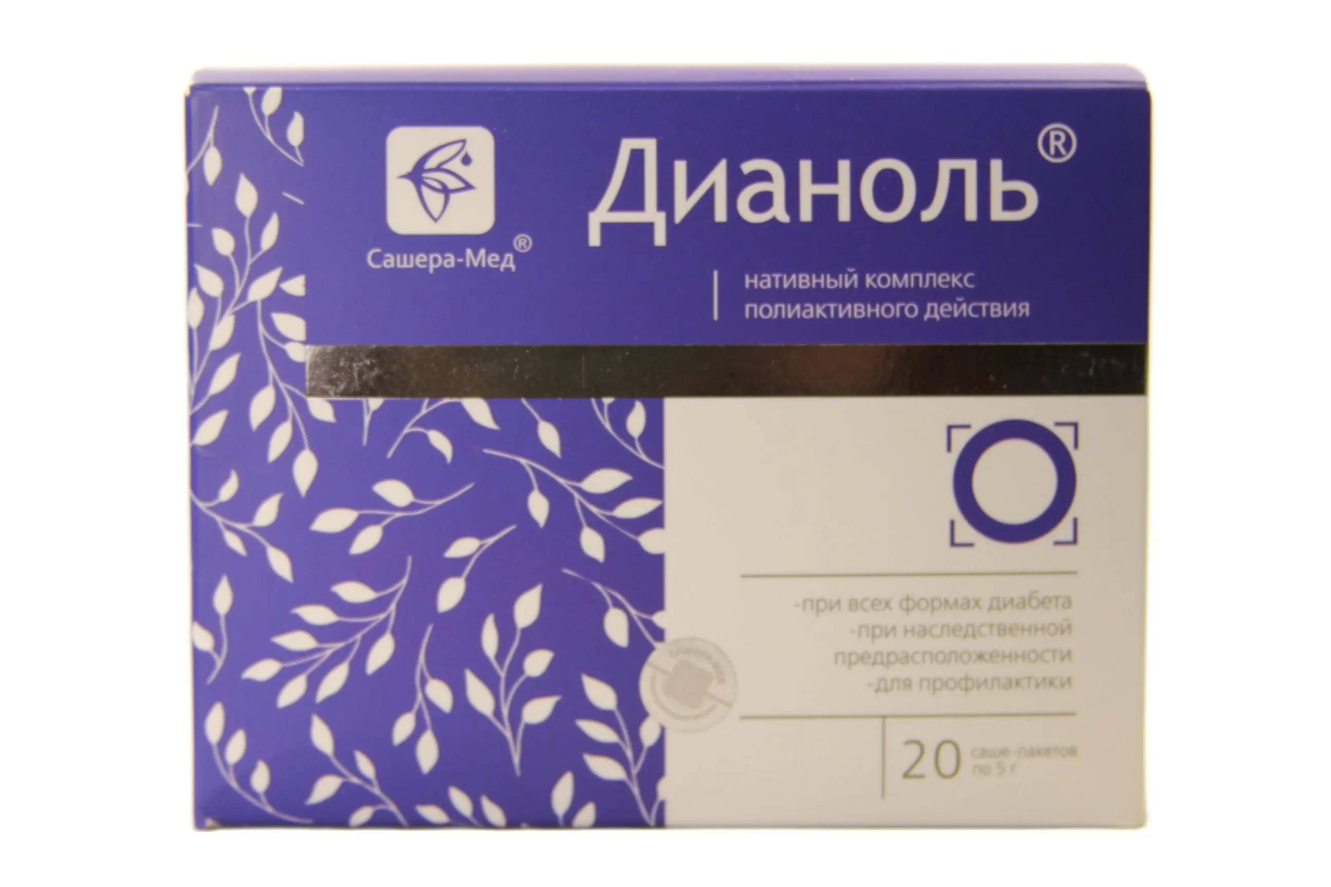 Забота о здоровье Бады Дианоль Нативный комплекс в саше при диабете |