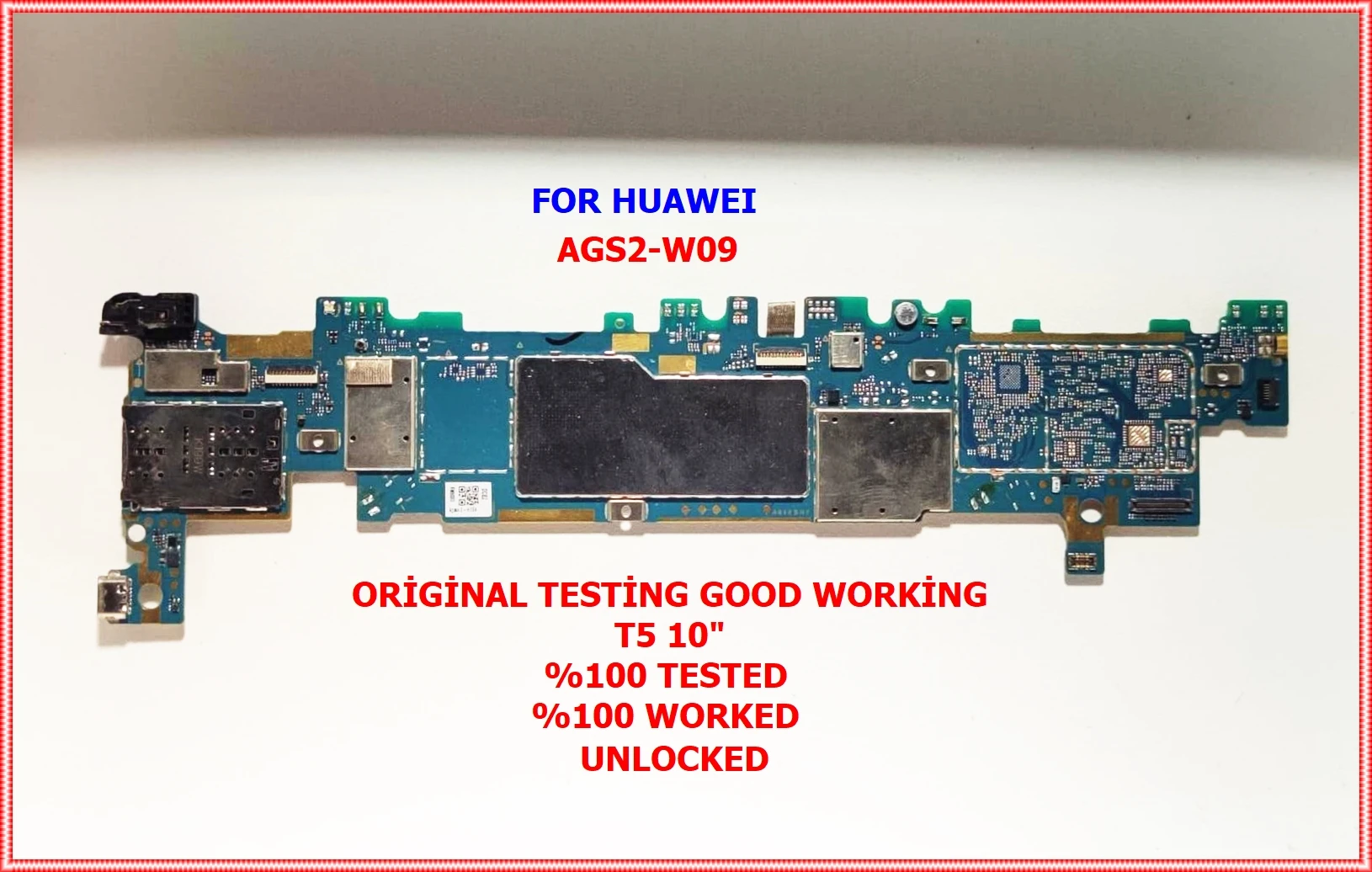 

For HUAWEI T5 16 GB AGS2-W09 MOTHERBOARD unlocked were tested and proved successful assembly meat and ready to use