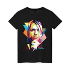 Женская футболка хлопок Kurt Cobain