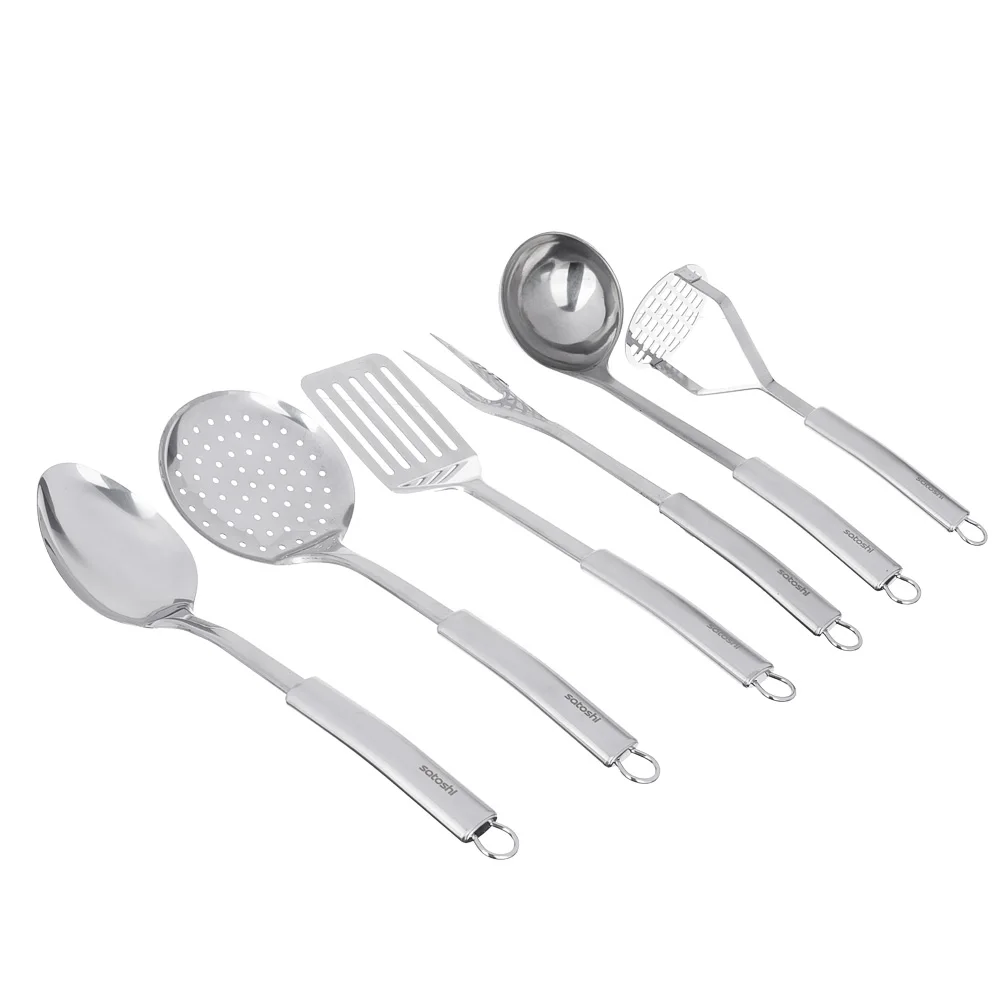 SATOSHI / НАБОР КУХОННЫХ ПРИНАДЛЕЖНОСТЕЙ 7 ПРЕДМЕТОВ НЕРЖАВЕЮЩАЯ СТАЛЬ /|Набор