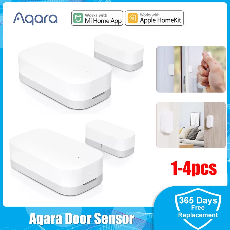 

Aqara Door Sensor ZigBee Wireless Connection Aqara Window Sensor Home Safety Alarm for Home Office Hotel Mijia Smart Devices