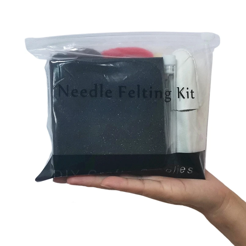 

Christmas Wool Felting Kit for Beginner Santa Needle Felting Kit Snowman Craft Kits Christmas Deer Felt Gift English Manual